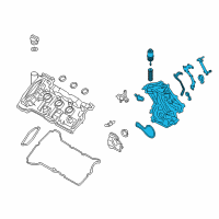 OEM 2017 Lincoln MKX Front Cover Diagram - FT4Z-6019-G