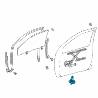 OEM 2000 Toyota Echo Window Motor Diagram - 85720-52020