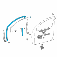 OEM 2004 Toyota Echo Run Channel Diagram - 68141-52021