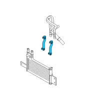 OEM Hyundai Genesis Hose Assembly-Oil Cooling Diagram - 25420-3M200