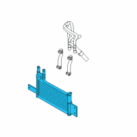 OEM Hyundai Genesis Cooler Assembly-Oil Diagram - 25460-3M000