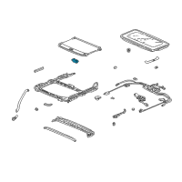 OEM 1997 Honda Accord Handle, Sunshade *YR169L* (MILD BEIGE) Diagram - 83212-SM4-000ZP