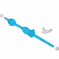 OEM 2009 Lincoln MKS Axle Assembly Diagram - CA5Z-3B437-C