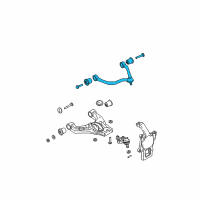 OEM Kia Sorento Arm Assembly-Front Upper RH Diagram - 544203E100