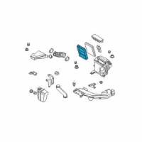 OEM 2013 Nissan Rogue Case Diagram - 16563-JG30A