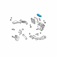 OEM Nissan Air Cleaner Cover Diagram - 16526-JG30A