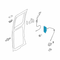 OEM Ford E-250 Handle Diagram - 6C2Z-1543401-AA