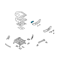 OEM Hyundai Palisade SWITCH ASSY-POWER FR SEAT LH Diagram - 88070-S2060-WDN