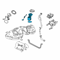 OEM 2016 Cadillac CTS Fuel Pump Diagram - 13581988