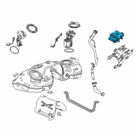 OEM 2015 Chevrolet Camaro Fuel Pump Flow Control Module Diagram - 22872266
