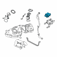 OEM Chevrolet Cruze Fuel Pump Flow Control Module Diagram - 22872266