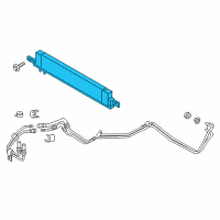 OEM 2016 Ford Mustang Transmission Cooler Diagram - FR3Z-7A095-D