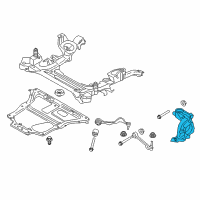 OEM 2020 BMW 430i xDrive Gran Coupe Left Carrier Diagram - 31-21-6-859-003