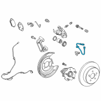 OEM Toyota Corolla iM Brake Hose Diagram - 90947-02G32