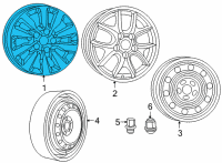 OEM 2021 Chrysler Pacifica ALUMINUM Diagram - 7BB67WASAA