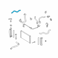 OEM 2006 Toyota Matrix Inlet Hose Diagram - 87245-02510