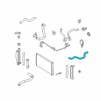 OEM Toyota Corolla Outlet Hose Diagram - 87245-02500