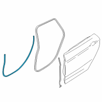 OEM 2015 BMW 435i Gran Coupe Joint Seal, Door, Rear Diagram - 51-76-7-310-233