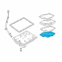 OEM 2001 Chevrolet Tracker Filter, Automatic Transmission Fluid Diagram - 91172478