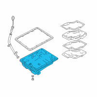 OEM Chevrolet Tracker PAN, Transmission Oil Pan Diagram - 91176206