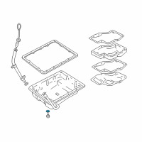 OEM 2001 Chevrolet Tracker Drain Plug Gasket Diagram - 91172428