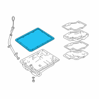 OEM 2002 Chevrolet Tracker Gasket, Automatic Transmission Fluid Pan Diagram - 91172429