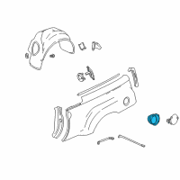 OEM Buick Housing, Fuel Tank Filler Pipe Diagram - 15198330