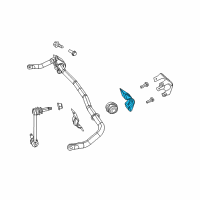 OEM 2008 Dodge Charger Bracket-STABILIZER Bar Diagram - 4782718AA