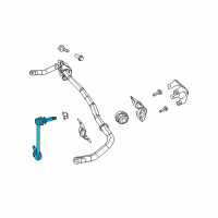 OEM 2006 Chrysler 300 Link-STABILIZER Bar Diagram - 4895482AC