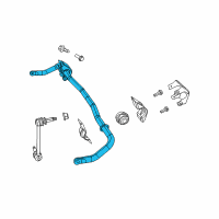 OEM 2011 Dodge Challenger Bar-Front Diagram - 68235661AC