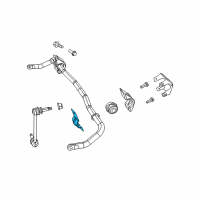OEM 2011 Dodge Charger Clamp-STABILIZER Bar Diagram - 4782722AA