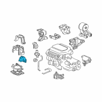 OEM Honda Odyssey Bracket, FR. Engine Mounting Diagram - 50630-SHJ-A01