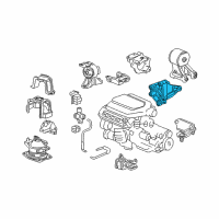 OEM Honda Odyssey Bracket, RR. Engine Mounting Diagram - 50610-SHJ-A00