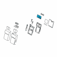 OEM Ford F-150 Cup Holder Diagram - JL3Z-1813562-AA