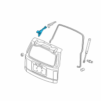 OEM 2015 Honda Pilot Hinge, Passenger Side Tailgate Diagram - 68210-SZA-A00ZZ