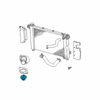OEM Dodge Intrepid THRMOSTAT-Water Pump Diagram - 4573560AE