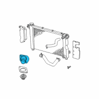 OEM 2005 Jeep Wrangler Connector-Water Outlet Diagram - 4781489AA