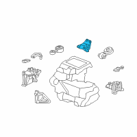 OEM 2007 Acura RDX Bracket, Torque Rod (Lower) Diagram - 50690-STK-A00