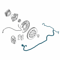 OEM 2021 BMW M2 Brake Hose Rear Diagram - 34-30-2-284-748