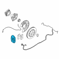 OEM BMW M3 Brake Caliper Right Diagram - 34-21-7-850-466