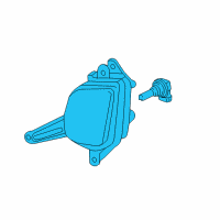OEM 2017 Kia Sedona Front Fog Lamp Assembly, Left Diagram - 92201A9010