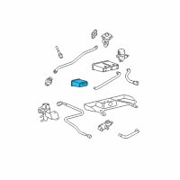 OEM 2002 Ford Thunderbird Vapor Canister Diagram - F5AZ-9D653-A