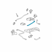 OEM 2005 Lincoln LS Tube Assembly Diagram - XW4Z-9E616-BB