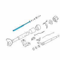 OEM GMC S15 Steering Column Shaft (Lower) Diagram - 7831105