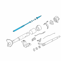 OEM 1984 GMC S15 Steering Shaft Diagram - 7837536