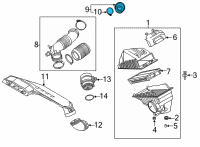 OEM 2020 Hyundai Sonata Hose-Air Intake (B) Diagram - 28139-L1400