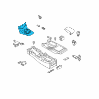 OEM Infiniti G35 Boot Assy-Console Diagram - 96935-AC50D