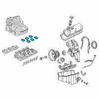 OEM Mercury Monterey Plenum Gasket Diagram - 5F2Z-9H486-AA