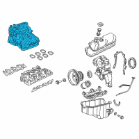 OEM Mercury Monterey Intake Plenum Diagram - 7L3Z-9424-D