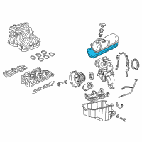 OEM 2007 Ford F-150 Valve Cover Gasket Diagram - 5L3Z-6584-AA